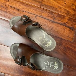 Brown wedge Dansko 38